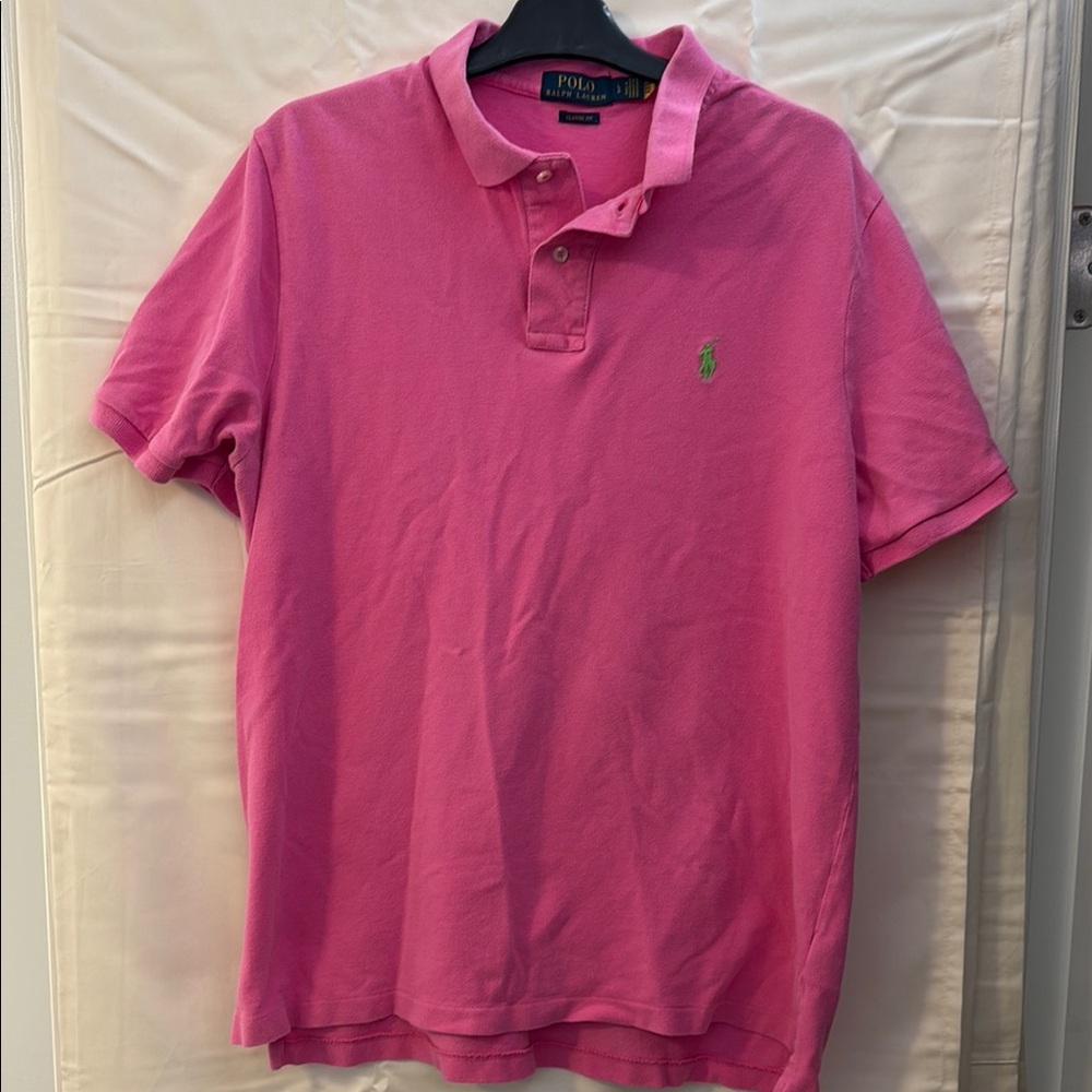 Polo by Ralph Lauren Bright Pink Polo Shirt